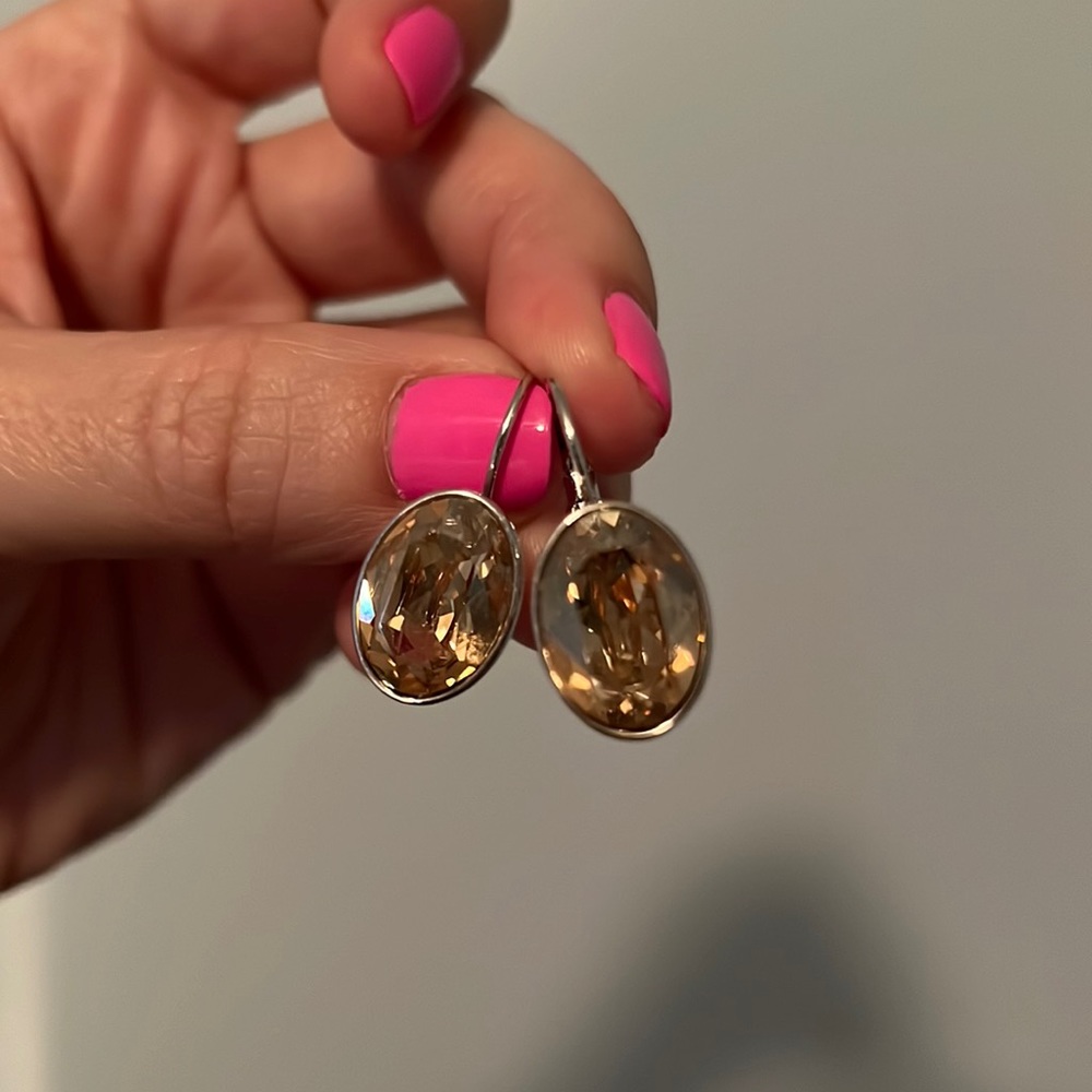 Touchstone Crystal Champagne Earrings